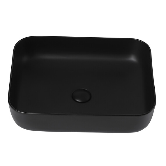 Раковина-чаша Abber Rechteck 50 см AC2202MB, черный матовый - фото 3