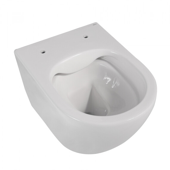 Унитаз подвесной безободковый Abber Bequem AC1100 с крышкой микролифт, Цвет производителя: белый - фото 11