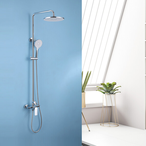 Душевая стойка Abber Weiss Insel AF8020, Цвет производителя: хром - фото 2