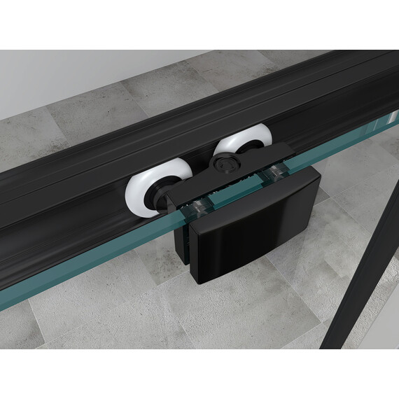 Душевое ограждение Abber Schwarzer Diamant 150х90 см AG30150BH-S90B, черный/прозрачное - фото 5