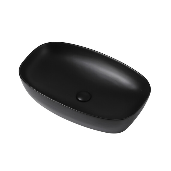 Раковина-чаша Abber Rechteck 60 см AC2206MB, черный матовый - фото 2