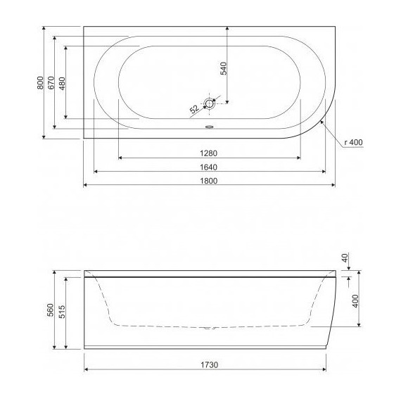 Ванна акриловая Cezares Metauro Corner L 180x80 см METAURO CORNER-180-80-40-L - фото, картинка 6 Ванна акриловая Cezares Metauro Corner L 180x80 см METAURO CORNER-180-80-40-L - фото 6
