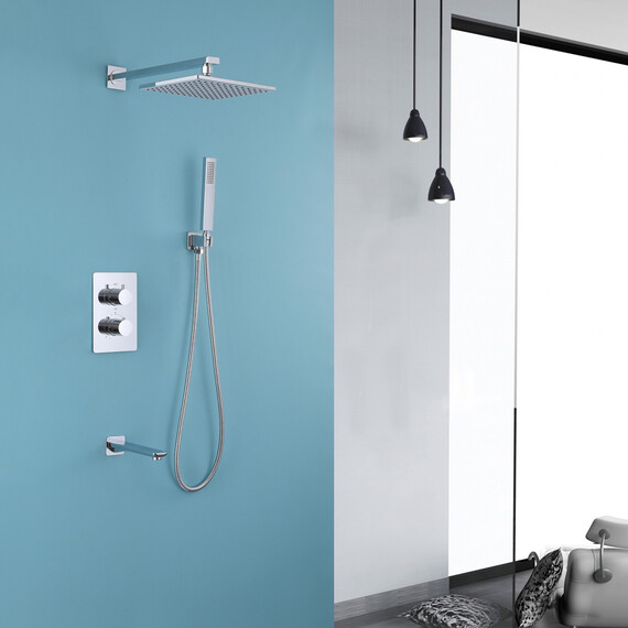 Душевая система для ванны с термостатом Abber Weiss Insel AF8050 - фото 2