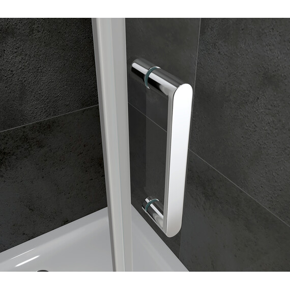Душевое ограждение Abber Sonnenstrand 80х80 см AG04080-S80, хром/прозрачное - фото 6