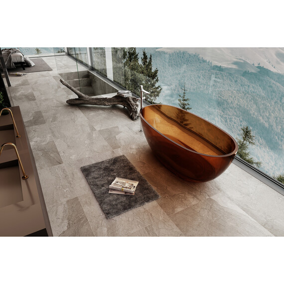 Ванна прозрачная Abber Kristall 165x78 см AT9701Opal, красный - фото 4