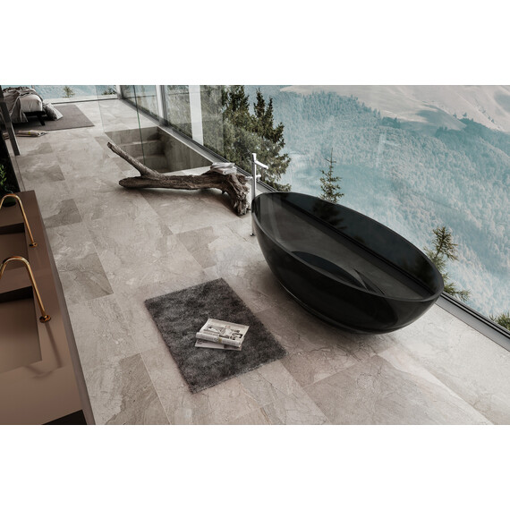 Ванна прозрачная Abber Kristall 180x85 см AT9702Onyx, черный - фото 3