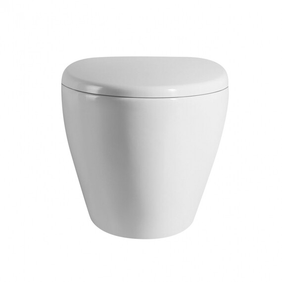 Унитаз подвесной безободковый импульсный Abber Bequem AC1107P с крышкой микролифт - фото 8