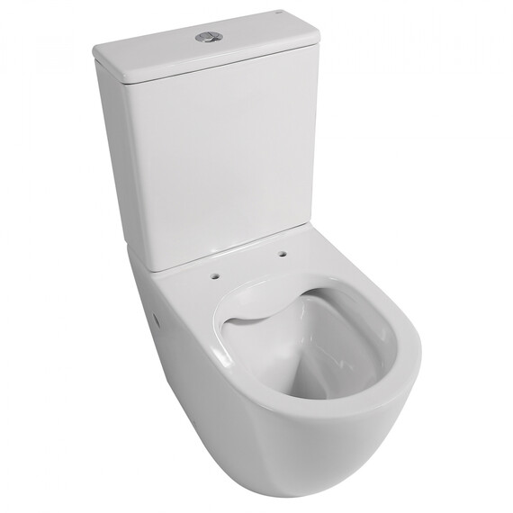 Унитаз-компакт безободковый Abber Bequem AC1110 с крышкой микролифт - фото 14