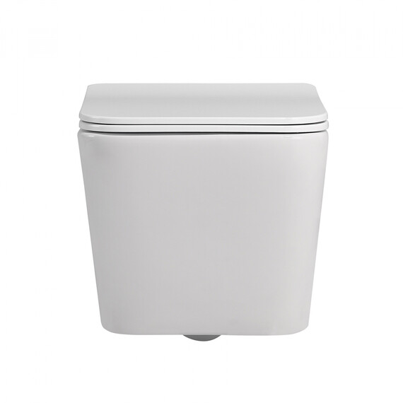 Унитаз подвесной безободковый Abber Rechteck AC1201 с крышкой микролифт - фото 12