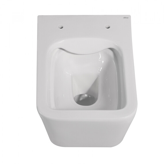 Унитаз подвесной безободковый Abber Rechteck AC1201 с крышкой микролифт - фото 15