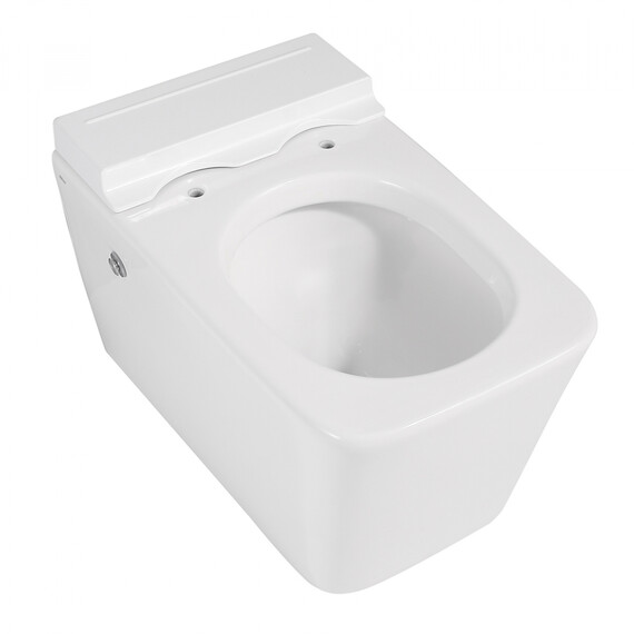 Унитаз подвесной безободковый импульсный Abber Rechteck AC1202P с крышкой микролифт - фото 16