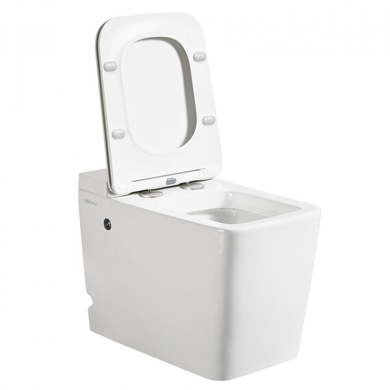 Унитаз приставной безободковый импульсный Abber Rechteck AC1212P с крышкой микролифт (выпуск вертикальный) - фото 14