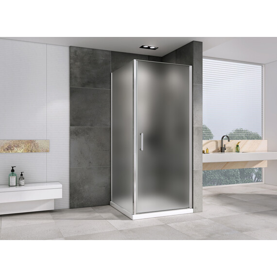 Душевое ограждение Abber Sonnenstrand 70x90 см AG04070M-S90M, хром/матовое - фото 2