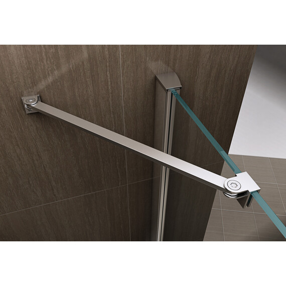 Душевое ограждение Abber Zart 70x80 см AG08070P-S81, хром/прозрачное - фото 4