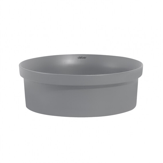 Раковина-чаша Abber Bequem 40 см AC2103MG, серый матовый - фото 2