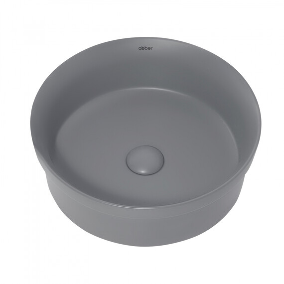 Раковина-чаша Abber Bequem 40 см AC2103MG, серый матовый - фото 3