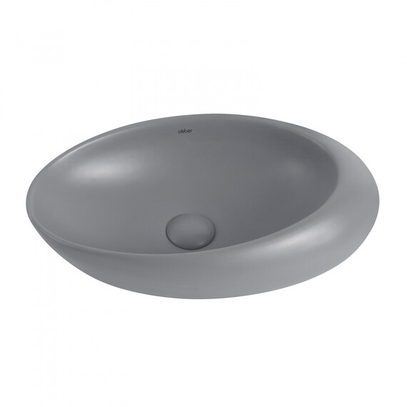 Раковина-чаша Abber Bequem 49 см AC2107MG, серый матовый - фото 3