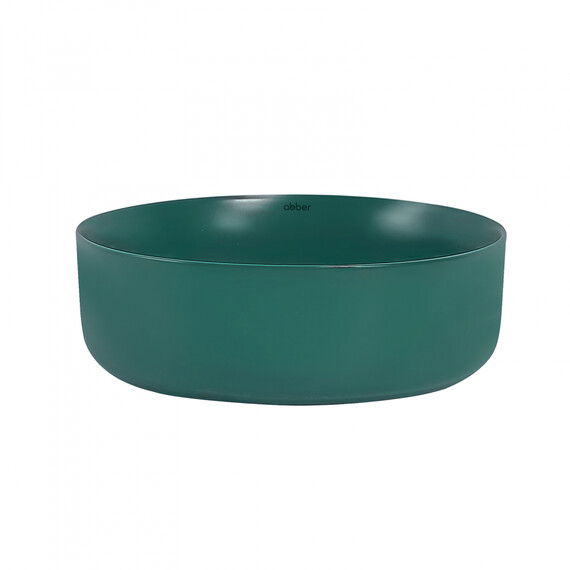 Раковина-чаша Abber Bequem 36 см AC2108MBG, темно-зеленый матовый - фото 3