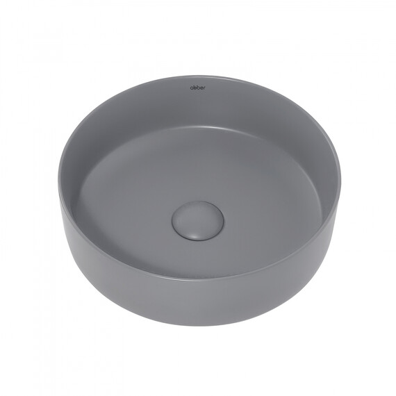 Раковина-чаша Abber Bequem 36 см AC2108MG, серый матовый - фото 3