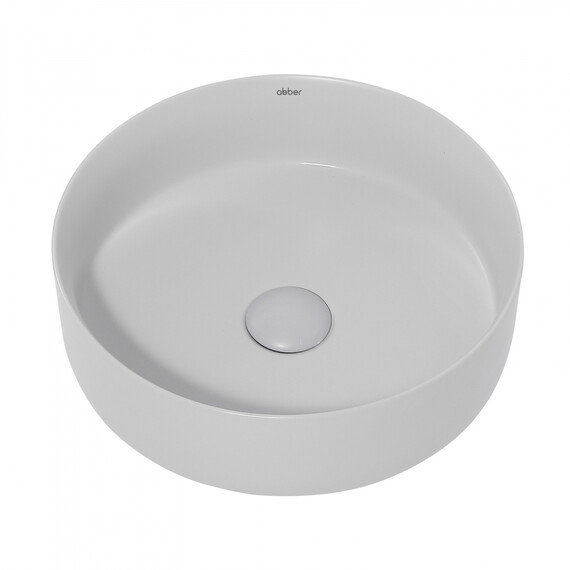 Раковина-чаша Abber Bequem 36 см AC2108MLG, светло-серый матовый - фото 2