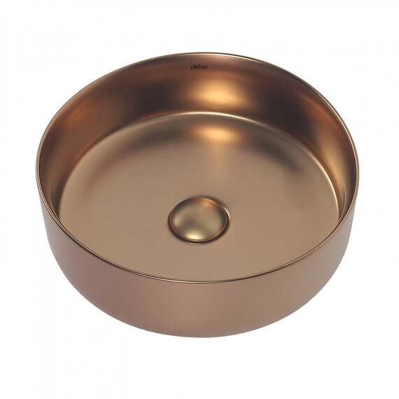 Раковина-чаша Abber Bequem 36 см AC2108MRG, розовое золото матовое - фото 2