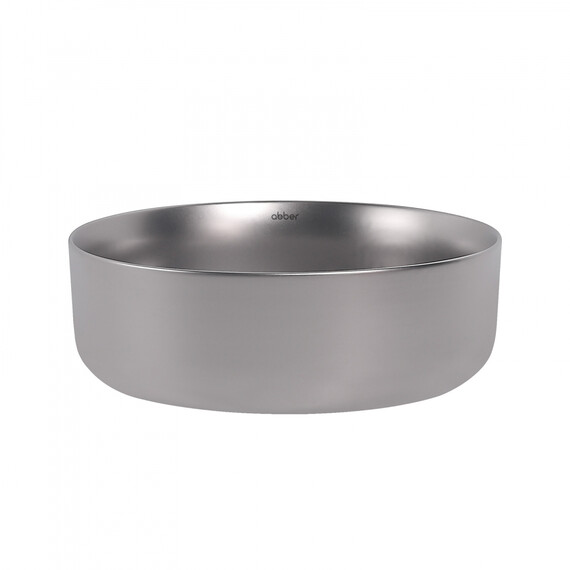 Раковина-чаша Abber Bequem 36 см AC2108MS, серебро матовое - фото 2