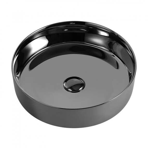 Раковина-чаша Abber Bequem 40 см AC2109GS, серебро - фото 3