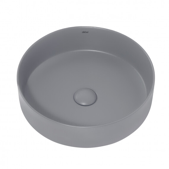 Раковина-чаша Abber Bequem 40 см AC2109MG, серый матовый - фото 2