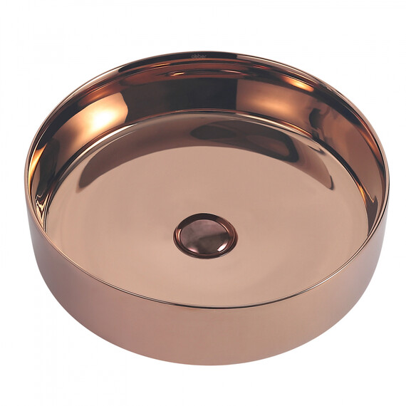Раковина-чаша Abber Bequem 40 см AC2109RG, розовое золото - фото 3