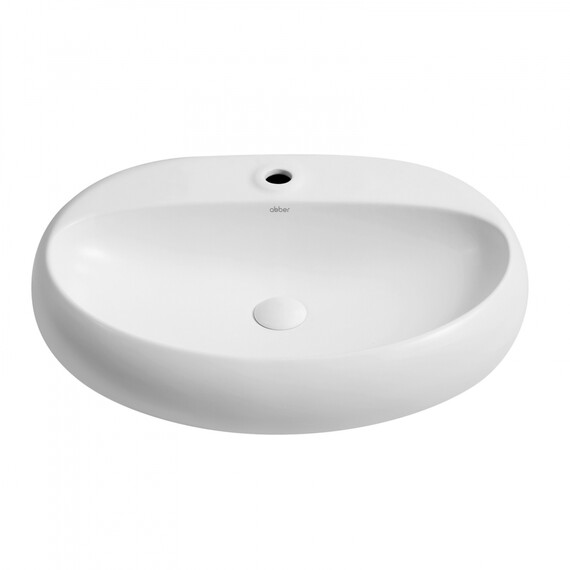 Раковина-чаша Abber Bequem 64 см AC2112MW, белый матовый - фото 3