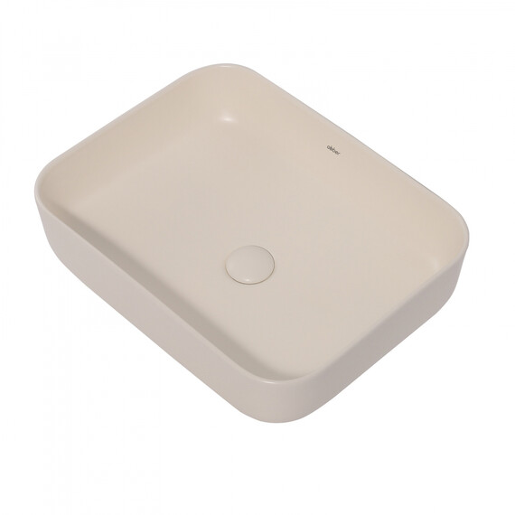 Раковина-чаша Abber Rechteck 50 см AC2202MBE, светло-бежевый матовый - фото 2