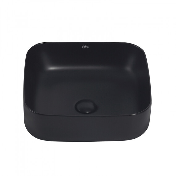 Раковина-чаша Abber Rechteck 38 см AC2211MB, черный матовый - фото 2