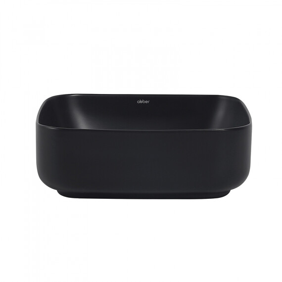 Раковина-чаша Abber Rechteck 38 см AC2211MB, черный матовый - фото 3