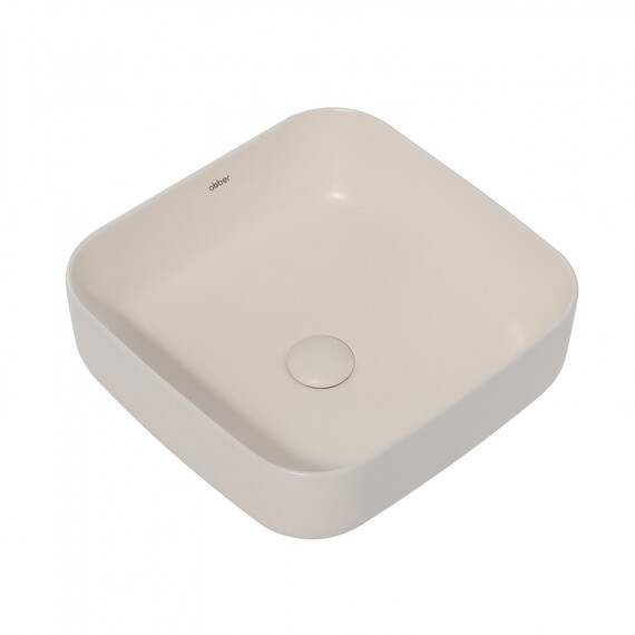 Раковина-чаша Abber Rechteck 38 см AC2211MBE, светло-бежевый матовый - фото 4