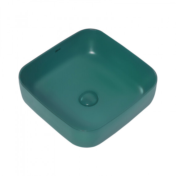 Раковина-чаша Abber Rechteck 38 см AC2211MBG, темно-зеленый матовый - фото 2