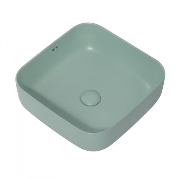 Раковина-чаша Abber Rechteck 38 см AC2211MCG, светло-зеленый матовый - фото 4