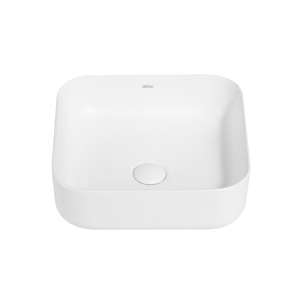 Раковина-чаша Abber Rechteck 38 см AC2211MW, белый матовый - фото 4