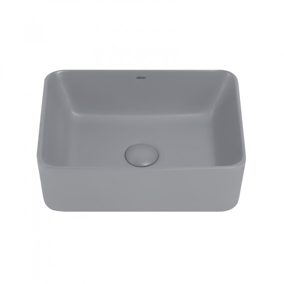 Раковина-чаша Abber Rechteck 48 см AC2213MG, серый матовый - фото 2