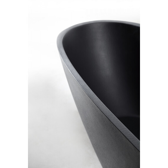 Ванна отдельностоящая Abber Dortmund 170x75 см AM9911B, черный - фото 10