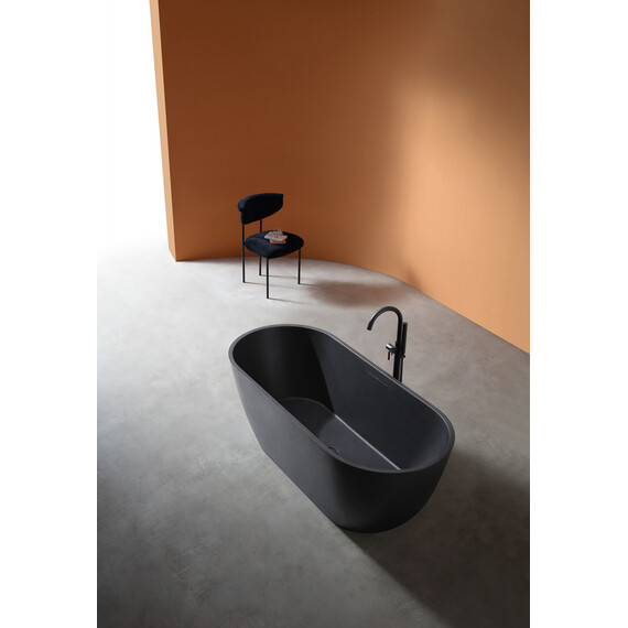 Ванна отдельностоящая Abber Frankfurt 170x75 см AM9941B, черный - фото 9