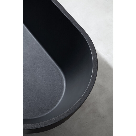 Ванна отдельностоящая Abber Frankfurt 170x75 см AM9941B, черный - фото 10