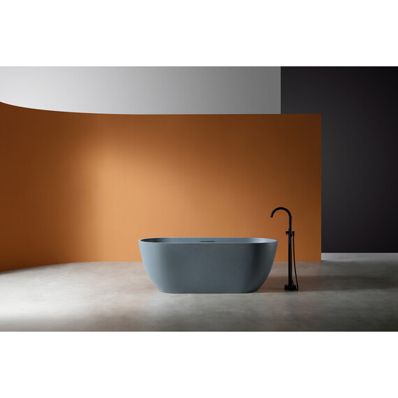 Ванна отдельностоящая Abber Frankfurt 170x75 см AM9941G, серый - фото 8