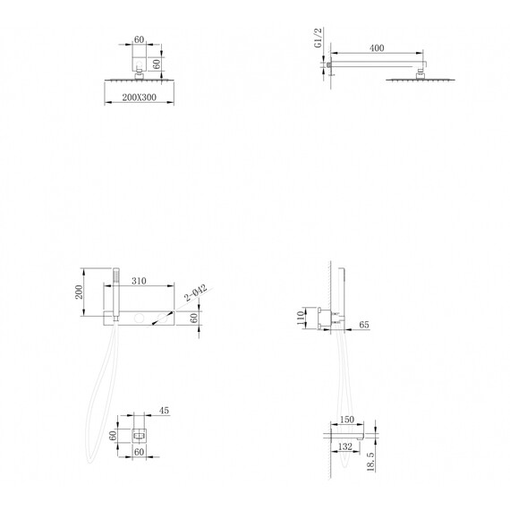 Душевая система для ванны Abber Rund AF8717 - фото 3
