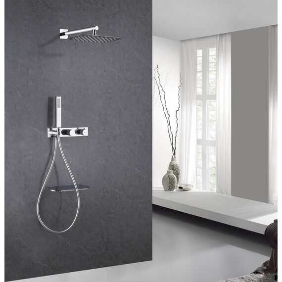 Душевая система для ванны с термостатом Abber Rund AF8750 - фото 2