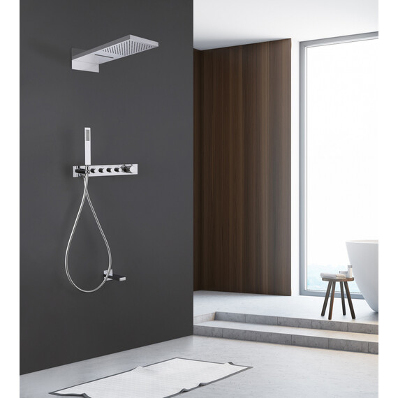 Душевая система для ванны с термостатом Abber Rund AF8753 - фото 2