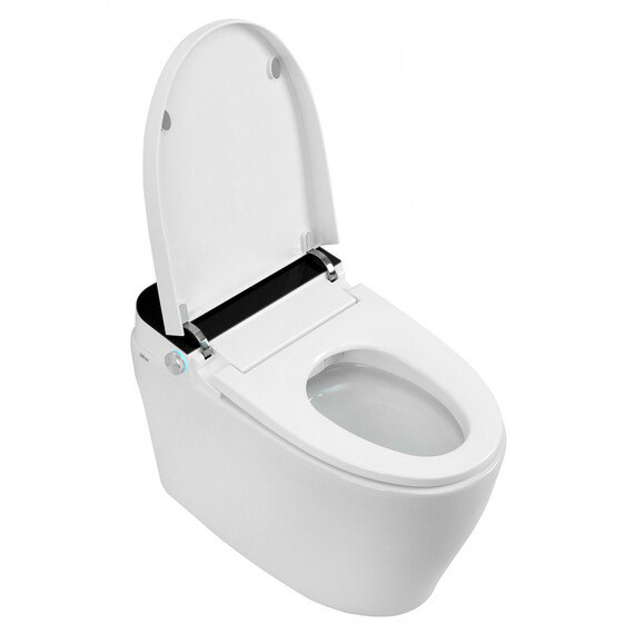 Унитаз-биде приставной электронный с импульсным смывом Abber Bequem AC1116S с крышкой микролифт - фото 17