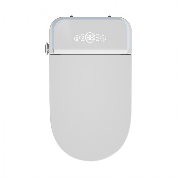 Унитаз-биде приставной электронный безободковый с импульсным смывом Abber Bequem AC1117S с крышкой микролифт - фото 17