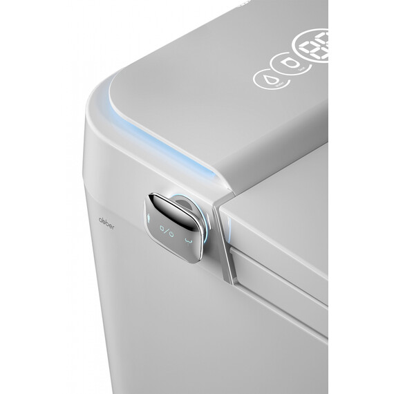 Унитаз-биде приставной электронный безободковый с импульсным смывом Abber Bequem AC1117S с крышкой микролифт - фото 14