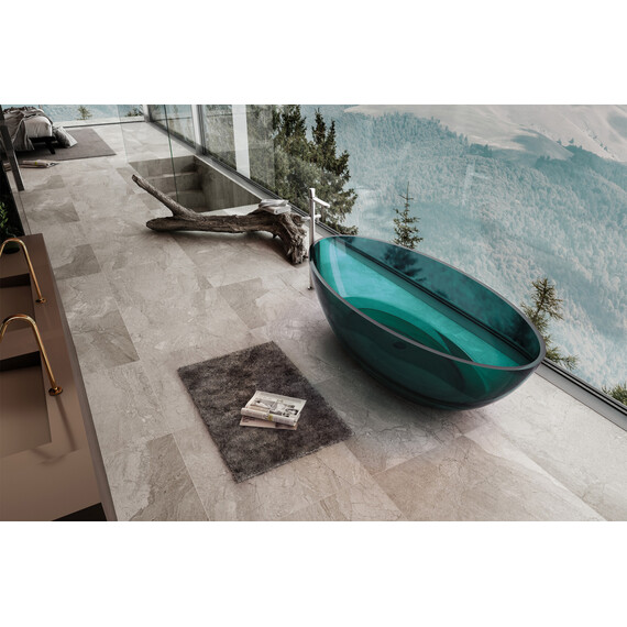 Ванна прозрачная Abber Kristall 180x85 см AT9702Aquamarin, бирюзовый - фото 3