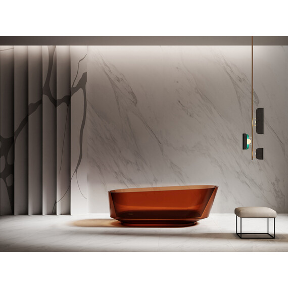 Ванна прозрачная Abber Kristall 170x80 см AT9706Opal, коричневый - фото 3